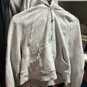lulu oversized half zip